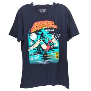Riot Society Crew Neck Graphic Tee Shirt Sz M Creature From the Black Lagoon